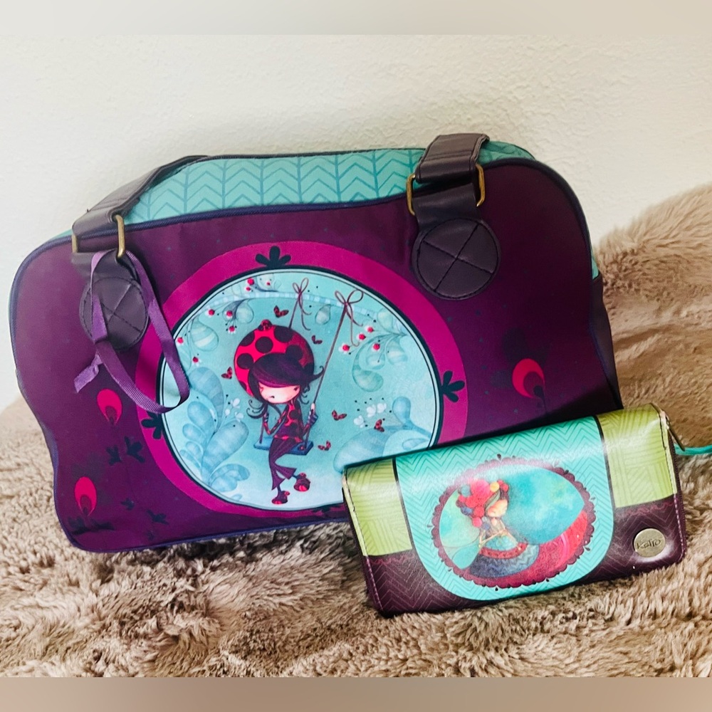Ketto” Women’s Travel Bag + Matching Wallet